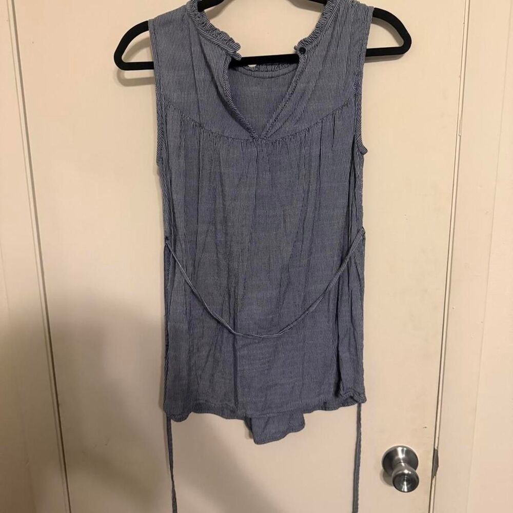 Motherhood-maternity Women's Blue and Grey Dress